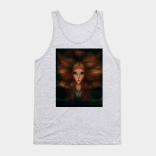 Fairies of Versailles-Red Hair Girl-Lake Tank Top